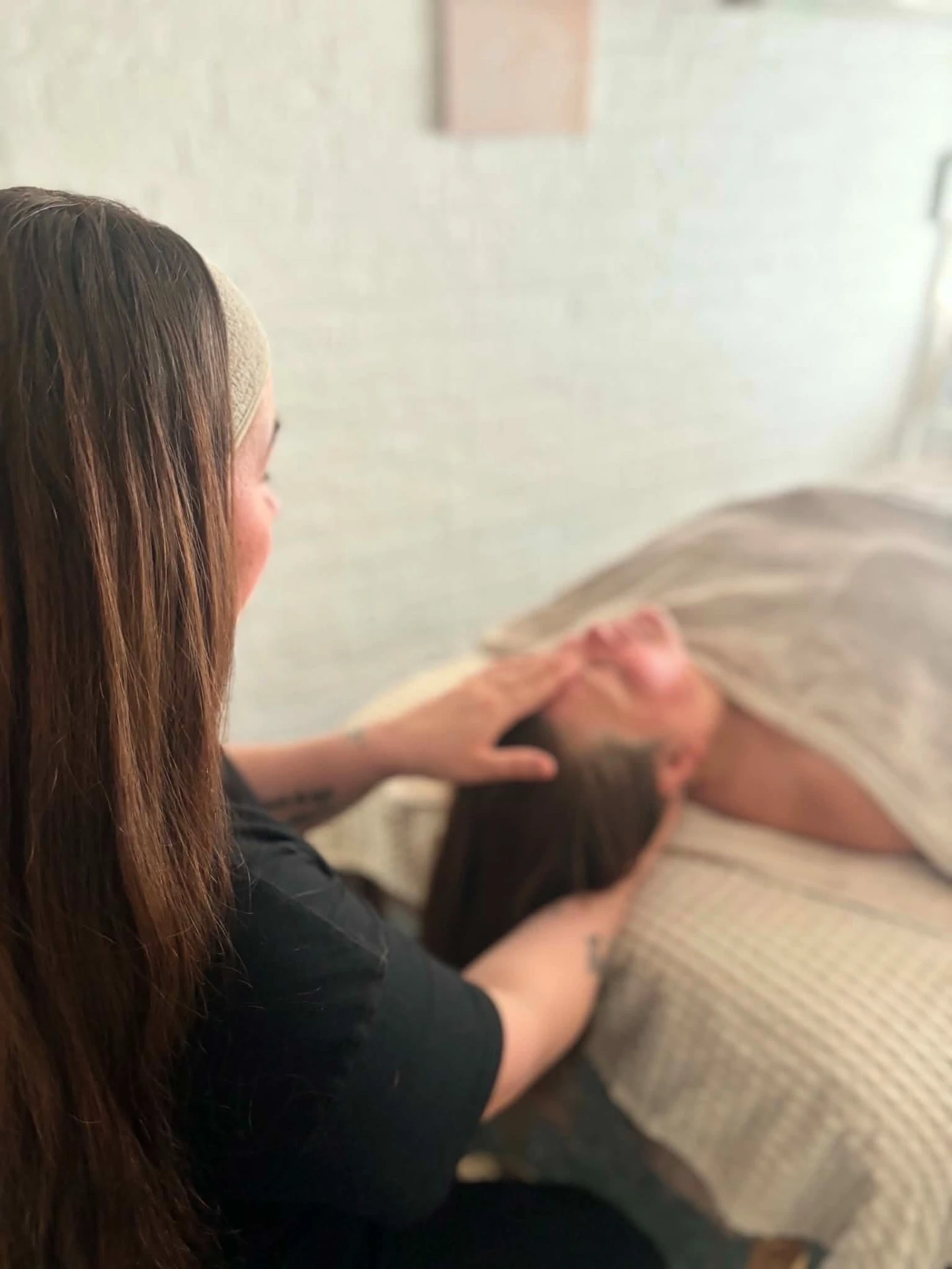 Massage af ryg skulder og nakke
